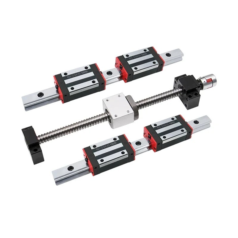 Hgr20 Linear Guide Rail Ballscrew Set - รางเลื่อนแบบเส้นตรง 2 ชิ้น HGR20-400/700/1000 มม. +12