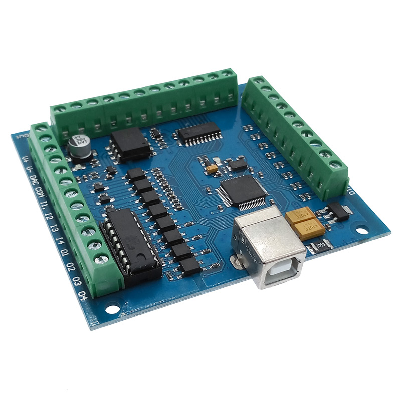 Mach3 Usb Cnc Controller 4 Axis 100Khz - บอร์ดเบรกเอาต์ CNC USB MACH3 สำหรับเครื่องแกะสลัก 4