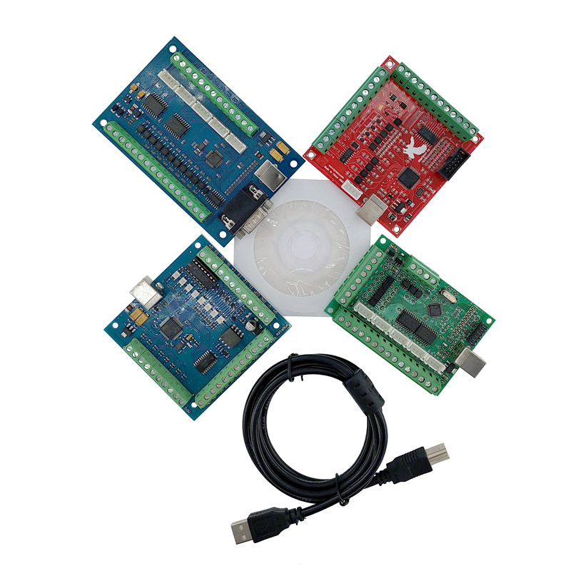 Mach3 Usb Cnc Controller 4 Axis 100Khz - บอร์ดเบรกเอาต์อินเทอร์เฟซไดรเวอร์ CNC 1 ชิ้น USB MACH3
