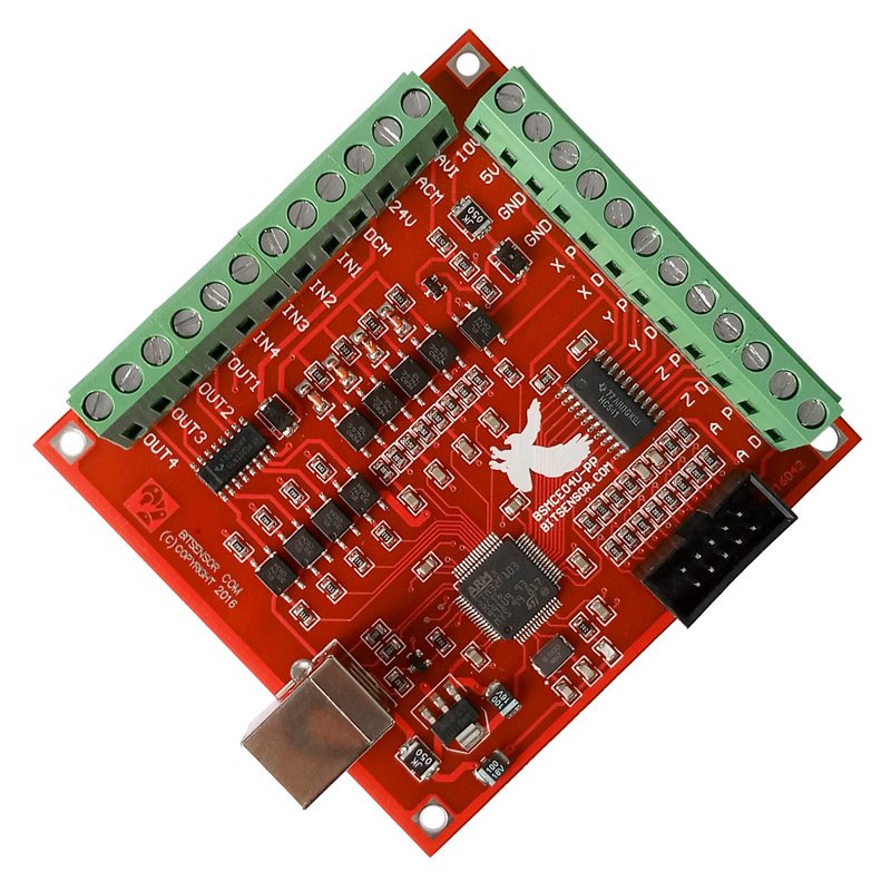 Mach3 Usb Cnc Controller 4 Axis 100Khz - CNC USB MACH3 4AXIS การ์ดควบคุมรองรับสเต็ปเปอร์และเซอร์โวมอเตอร์ 100