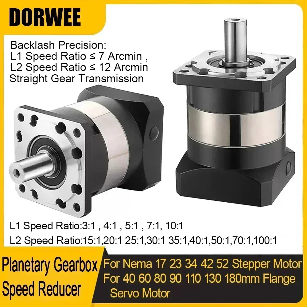 Planetary Gearbox Reducer Nema 23 34 - ดาวเคราะห์เกียร์มอเตอร์ลดสําหรับ NEMA 17 23 34 Stepper