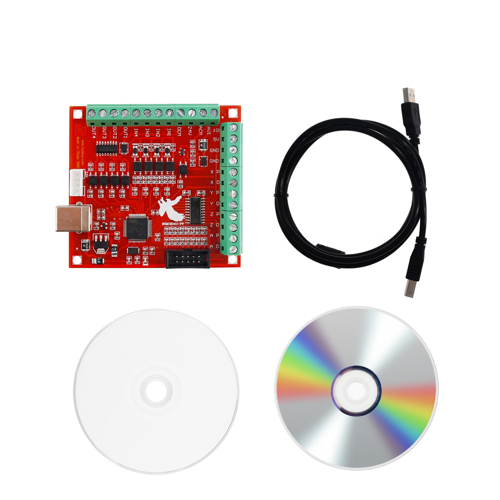 Mach3 Usb Cnc Controller 4 Axis 100Khz - บอร์ดเบรกเอาท์ CNC USB MACH3 การ์ดควบคุม 4