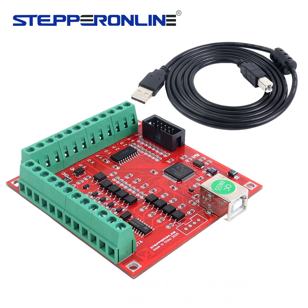 Mach3 Usb Cnc Controller 4 Axis 100Khz - 4 แกน USB CNC Breakout Board