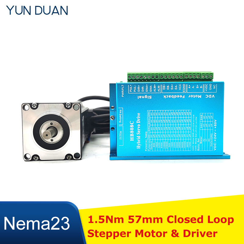 Nema 23 Closed Loop Stepper Motor Driver Kit - 1.5Nm ปิด Loop Stepper Motor Driver