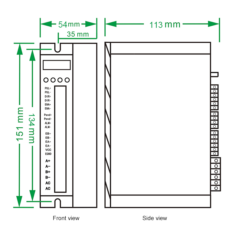 HBS860H Hybrid Servo Driver AC - Hybrid Servo Driver Nema 34 8.5Nm บทวิจารณ์และราคา