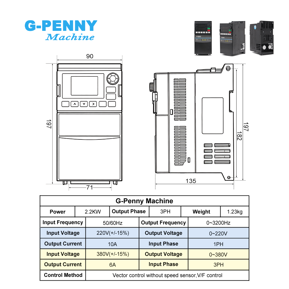 G-Penny ชุดแกนหมุน2.2KW ER20ระ - 2.2Kw Water Cooled Spindle Kit Vfd บทวิจารณ์และราคา