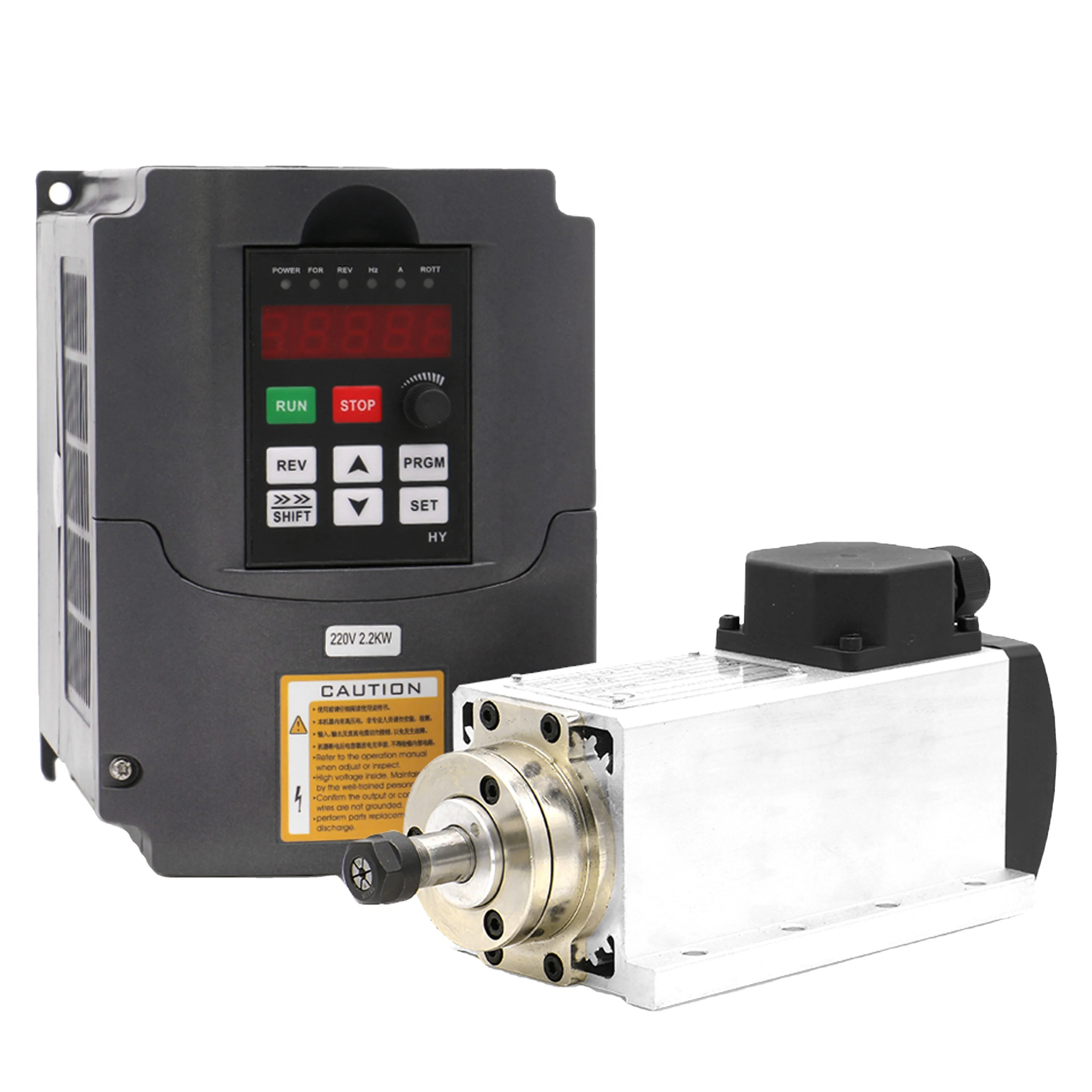 มอเตอร์แกนหมุน HLTNC 1.5kw ระบ - Air Cooled 1.5Kw Spindle Motor Inverter 110V บทวิจารณ์และราคา