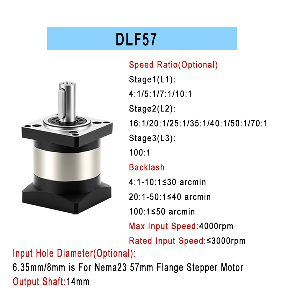 ชุดมอเตอร์สเต็ปเปอร์พร้อมเกียร - Planetary Gearbox Reducer Nema 23 34 บทวิจารณ์และราคา