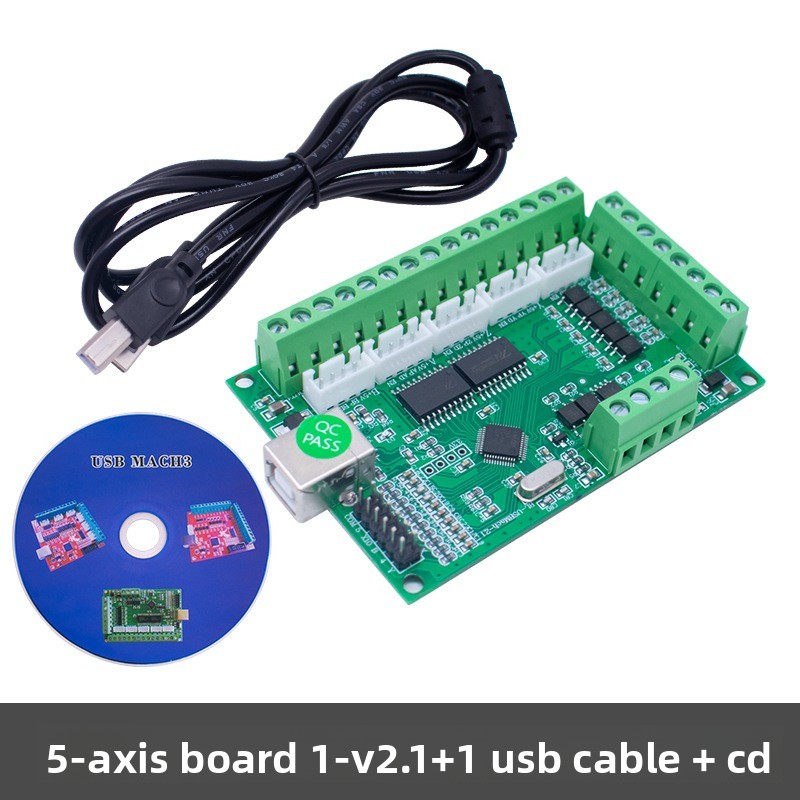 1 ชิ้นมอเตอร์บอร์ด CNC USB MAC - 5 Axis Cnc Breakout Board Interface Mach3 บทวิจารณ์และราคา