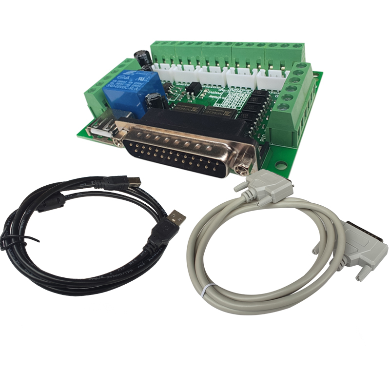 1 ชุด 5 แกน CNC อินเทอร์เฟซอะแ - 5 Axis Cnc Breakout Board Interface Mach3 บทวิจารณ์และราคา