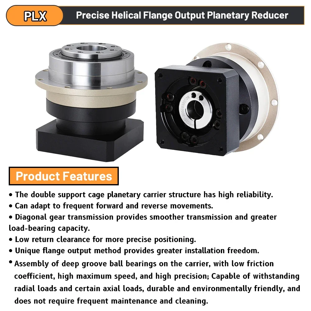 หน้าแปลนแบบวงกลม Helical Gear  - Planetary Gearbox Reducer Nema 23 34 บทวิจารณ์และราคา
