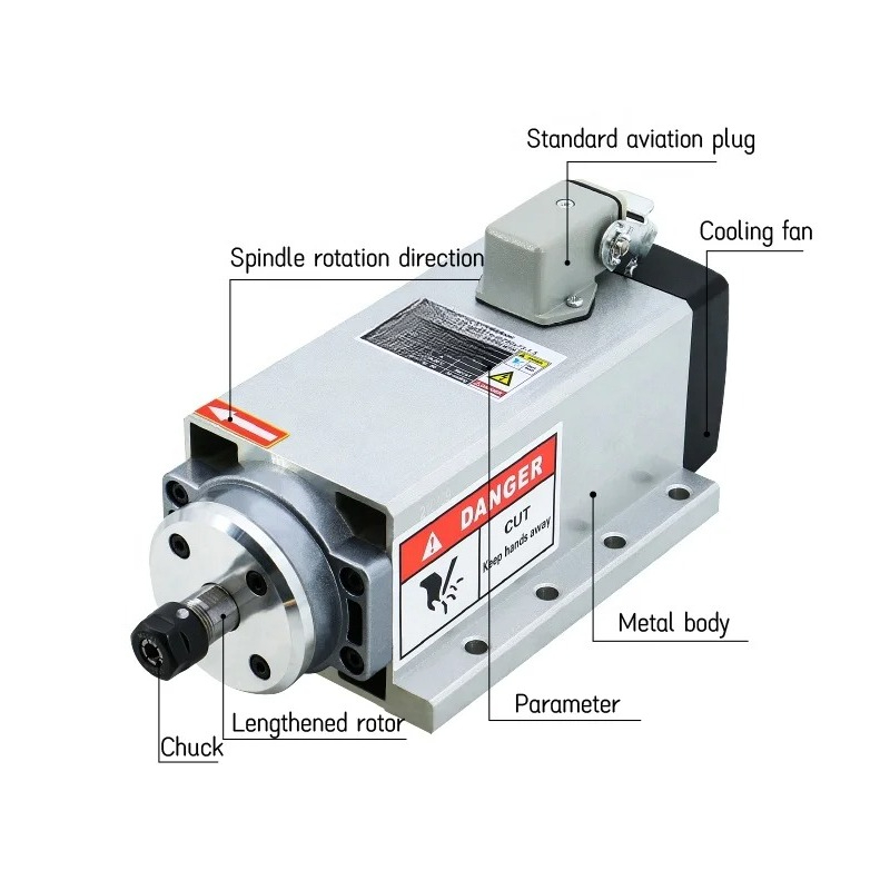 มอเตอร์แกนมอเตอร์เครื่องกัด 2. - Er20 Collet Chuck Spindle Motor 220V บทวิจารณ์และราคา