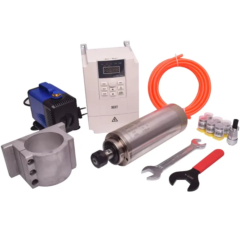 ชุดสปินเดิลระบายความร้อนด้วยน้ - 2.2Kw Water Cooled Spindle Kit Vfd บทวิจารณ์และราคา