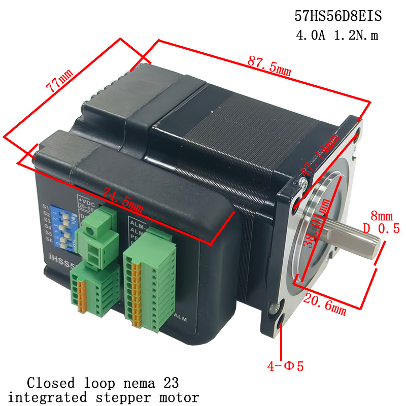 มอเตอร์สเต็ปเปอร์แบบวงปิด Nema - Nema 23 Closed Loop Stepper Motor Driver Kit บทวิจารณ์และราคา