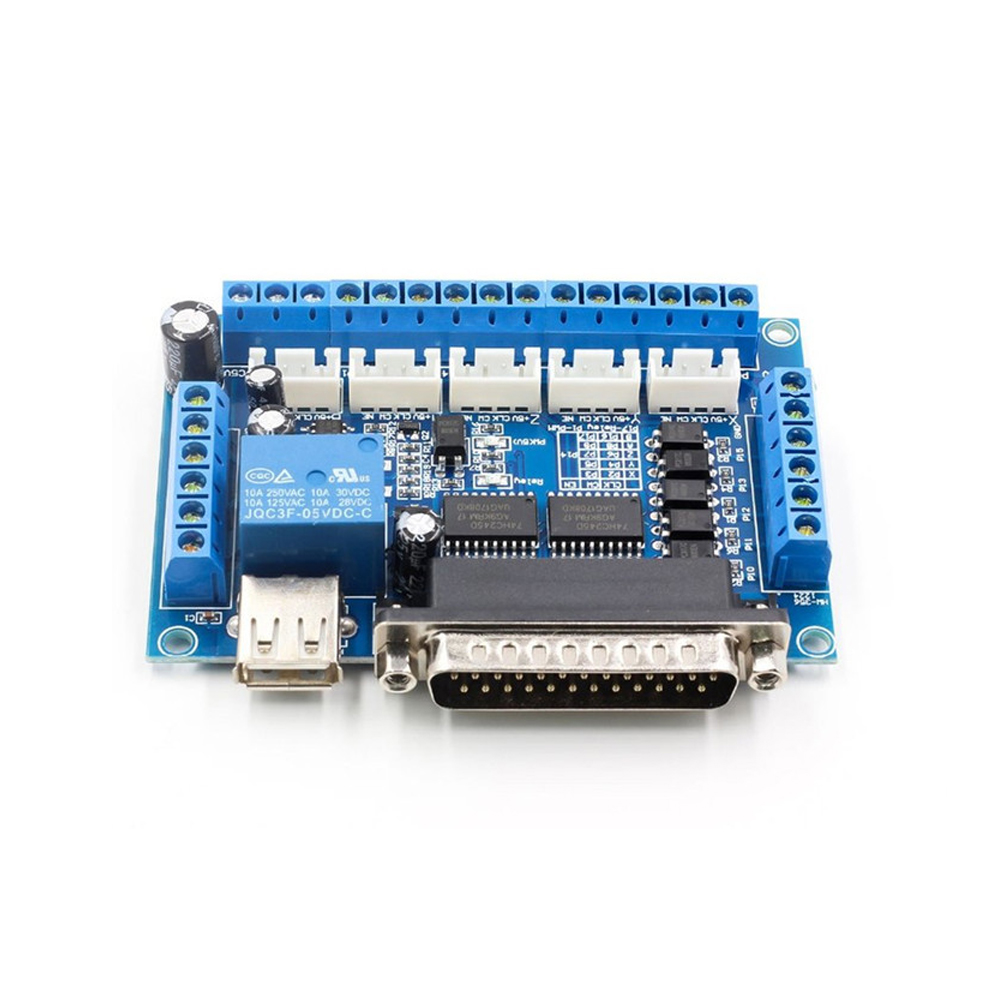 อะแดปเตอร์เชื่อมต่อ CNC 5 แกน  - 5 Axis Cnc Breakout Board Interface Mach3 บทวิจารณ์และราคา