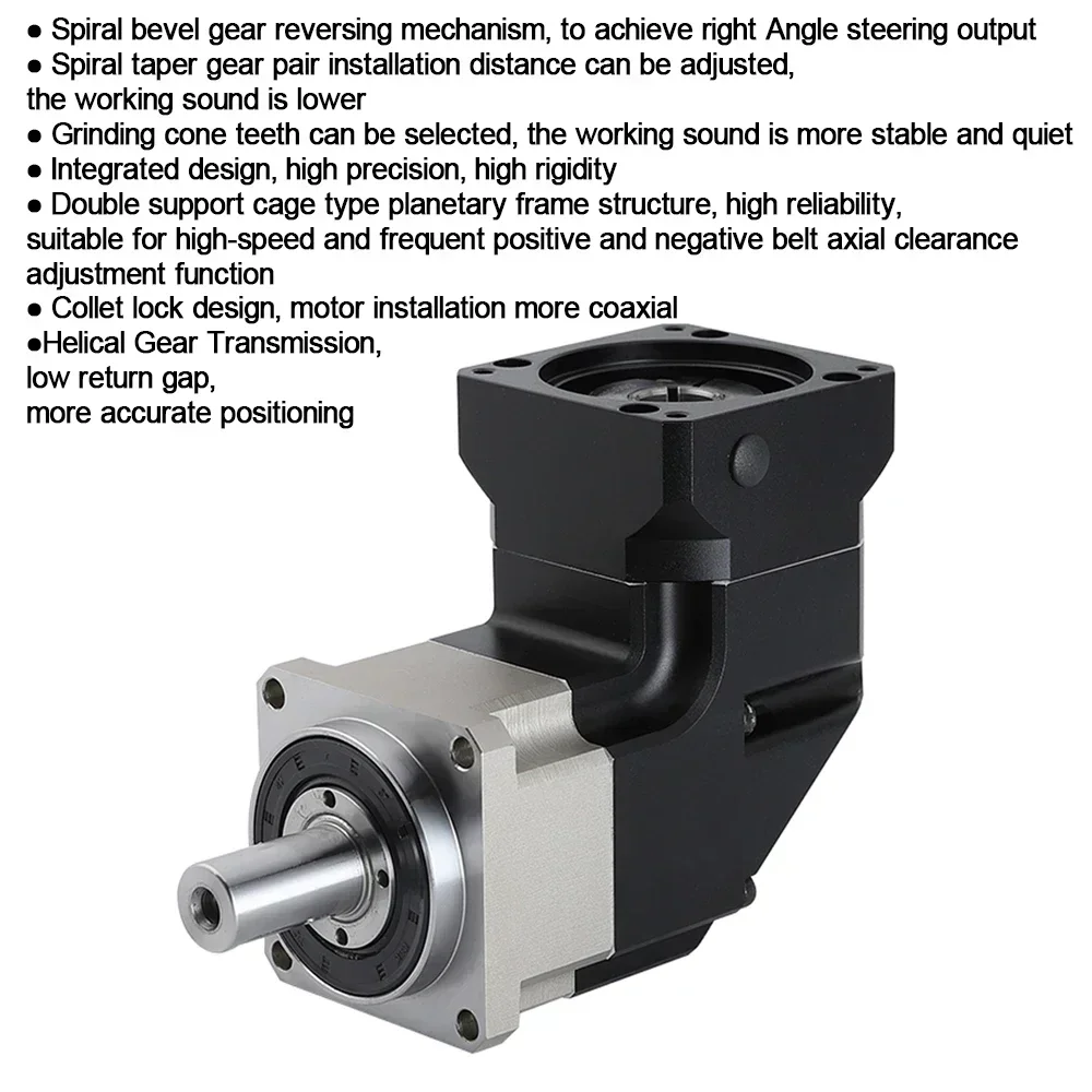 90 องศาลดเกียร์ Helical มุมขวา - Planetary Gearbox Reducer Nema 23 34 บทวิจารณ์และราคา