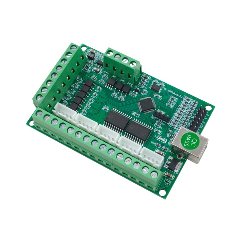 1 ชิ้น บอร์ดควบคุม บอร์ดแยกสัญ - 5 Axis Cnc Breakout Board Interface Mach3 บทวิจารณ์และราคา