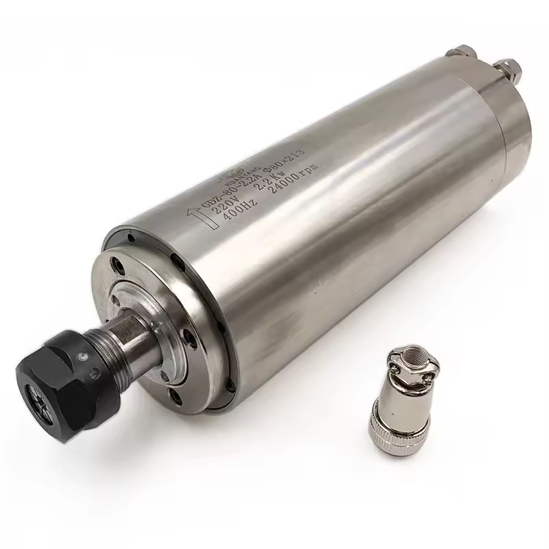 ชุดแกนมอเตอร์ระบายความร้อนด้วย - Air Cooled 1.5Kw Spindle Motor Inverter 110V บทวิจารณ์และราคา