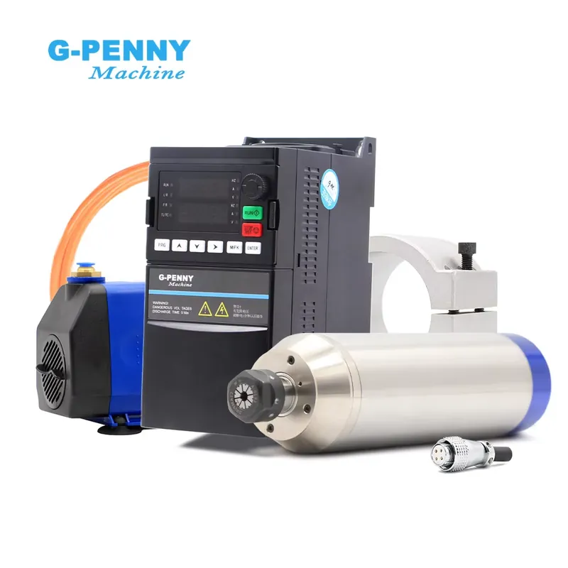 ชุดแกนมอเตอร์ระบายความร้อนด้วย - 2.2Kw Water Cooled Spindle Kit Vfd บทวิจารณ์และราคา