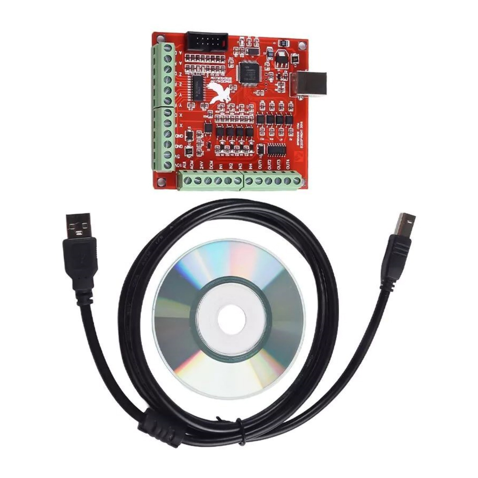 การ์ดควบคุมการเคลื่อนที่ 4 แกน - Mach3 Usb Cnc Controller 4 Axis 100Khz บทวิจารณ์และราคา