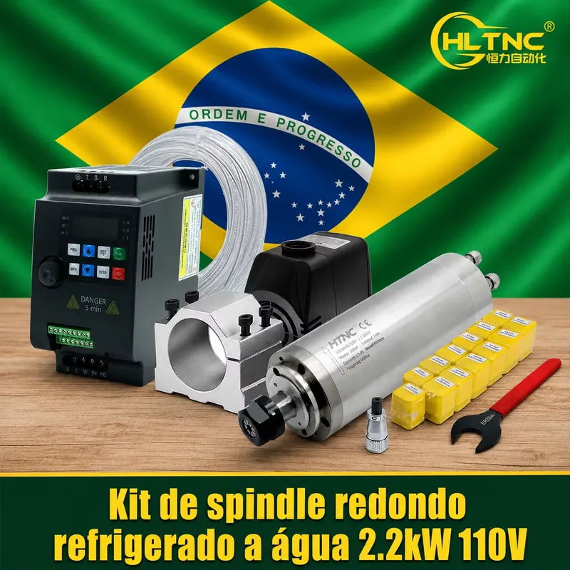 บราซิลจัดส่งแกนมอเตอร์ระบายควา - 2.2Kw Water Cooled Spindle Kit Vfd บทวิจารณ์และราคา