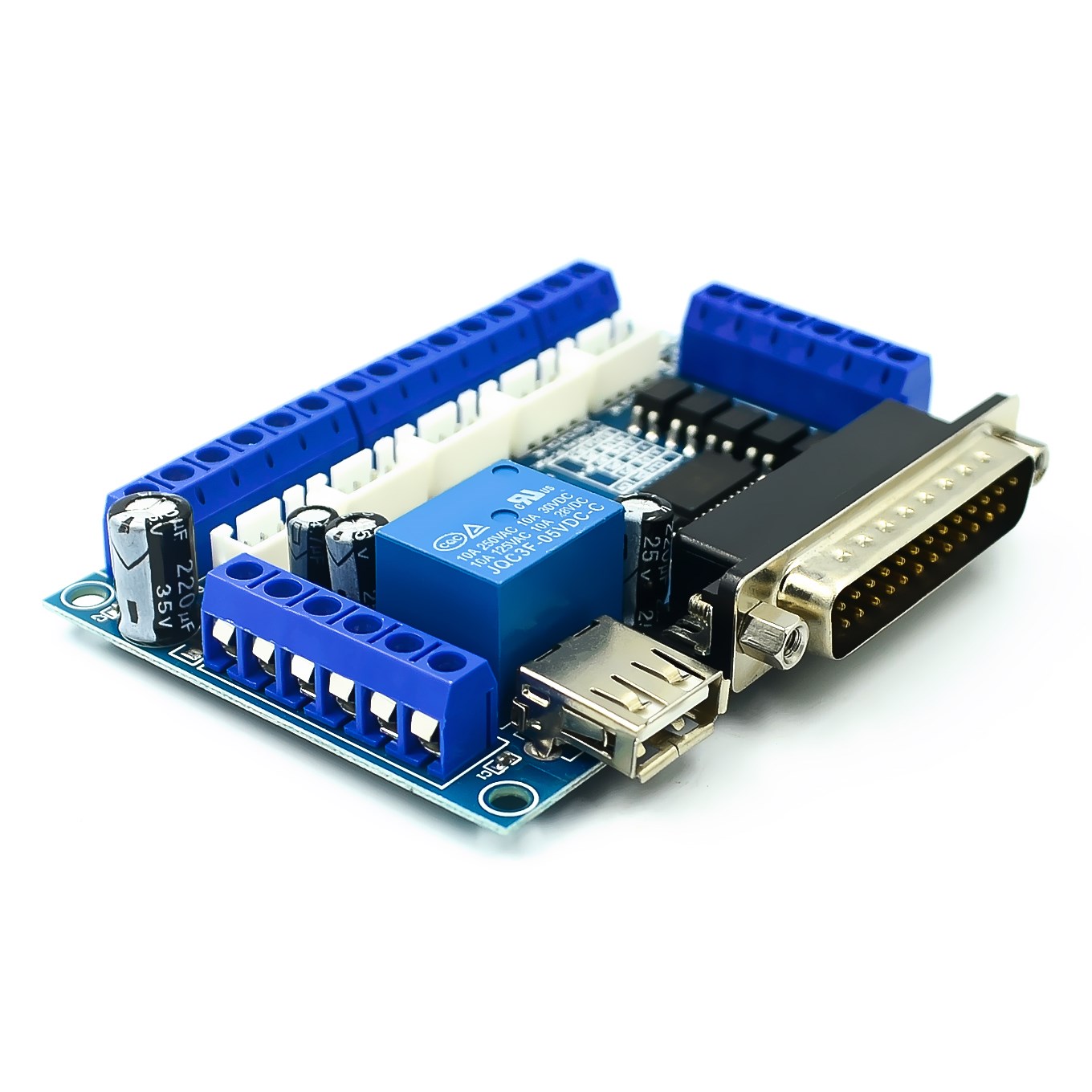 อัพเกรดบอร์ดแปลงสัญญาณ CNC 5 แ - 5 Axis Cnc Breakout Board Interface Mach3 บทวิจารณ์และราคา